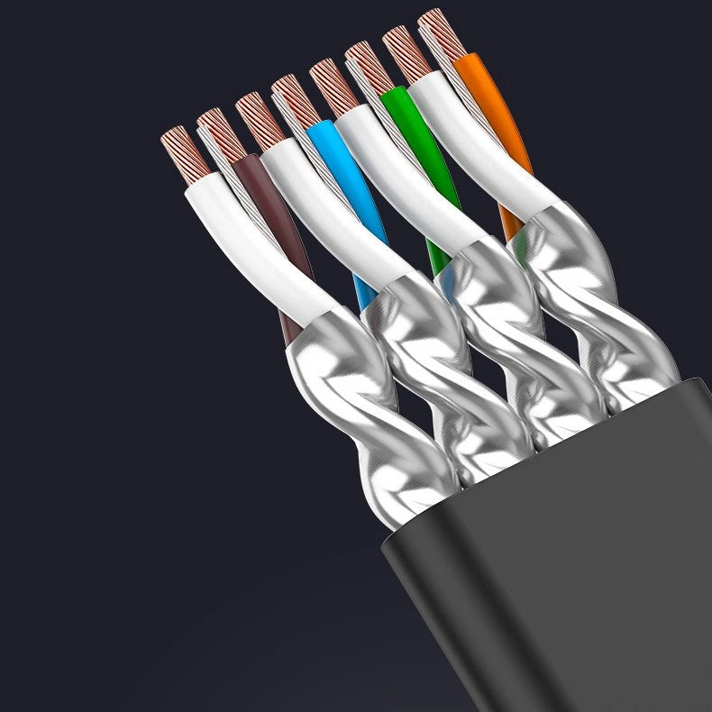 Kabel sieciowy UGREEN NW106 płaski, UTP, Cat7, 3m, czarny