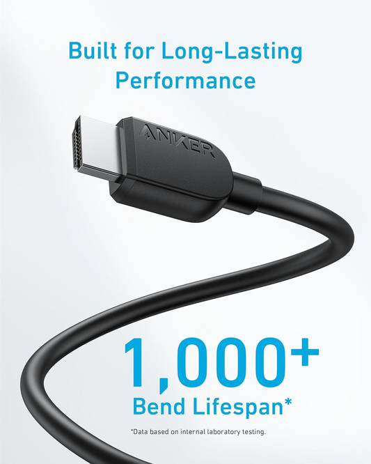 Kabel wideo Anker, HDMI - HDMI, 8K, 1.8m, Czarny A8742011