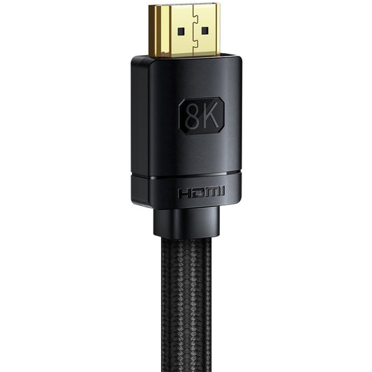 Kabel wideo Baseus High Definition, HDMI - HDMI, 8K, 2m, Czarny CAKGQ-K01