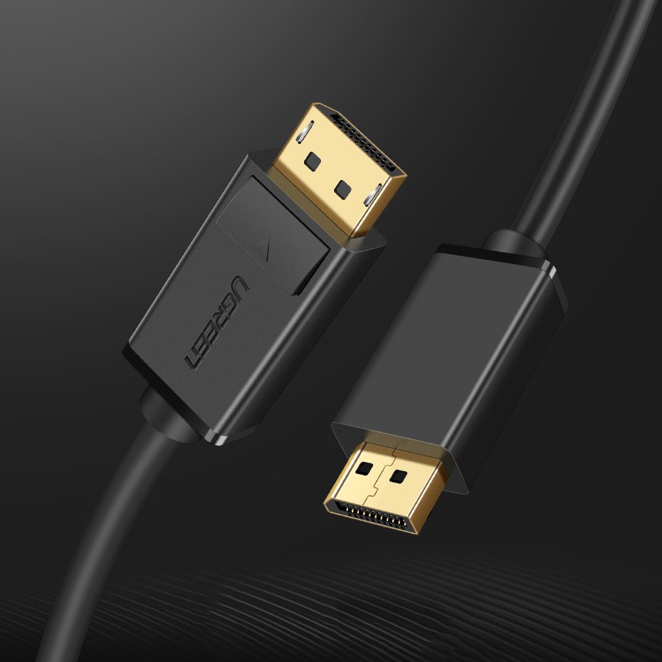 Kabel Video UGREEN DP102, DisplayPort - DisplayPort, 4K, 1,5m, Czarny