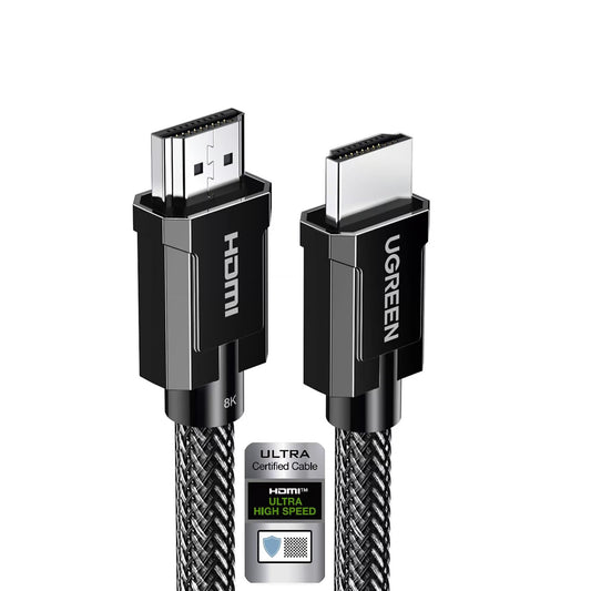 Kabel wideo UGREEN, HDMI - HDMI, 8K, 1,5m, Czarny