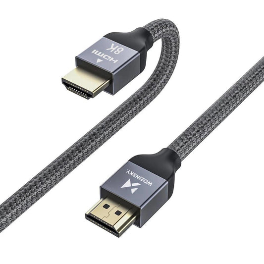 Kabel wideo WZK Ultraboost, HDMI - HDMI, 8K, 3 m, szary WHDMI-30 WHDMI-30