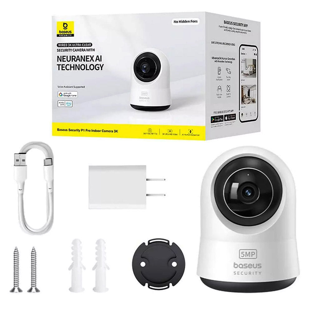 Kamera Monitorująca Baseus P1 Pro, Wi-Fi, 3K, Wewnętrzna S0TW002131