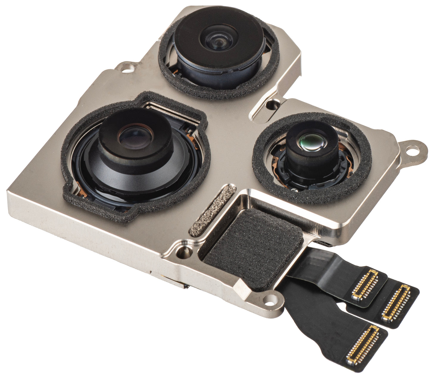 Tylna kamera Apple iPhone 15 Pro, z taśmą