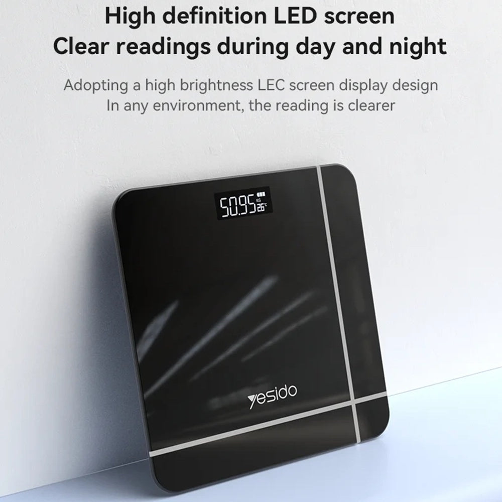 Waga cyfrowa Yesido MG09, Czarna