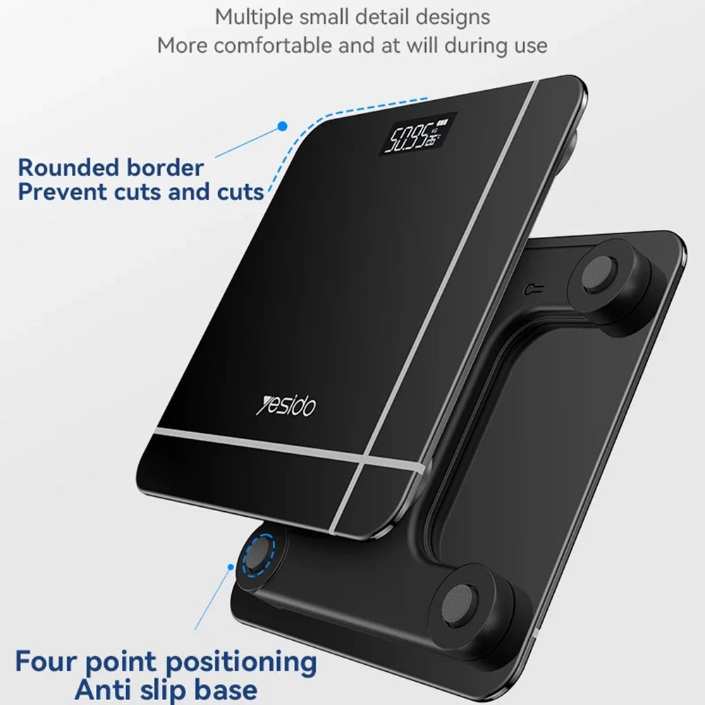 Waga cyfrowa Yesido MG09, Czarna