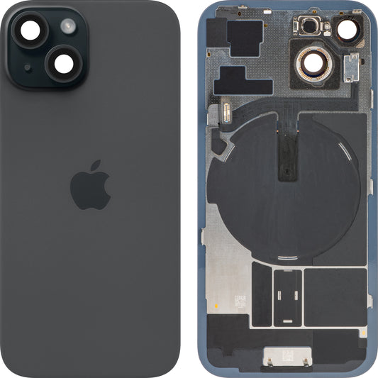 Pokrywa baterii Apple iPhone 15, czarna, Swap