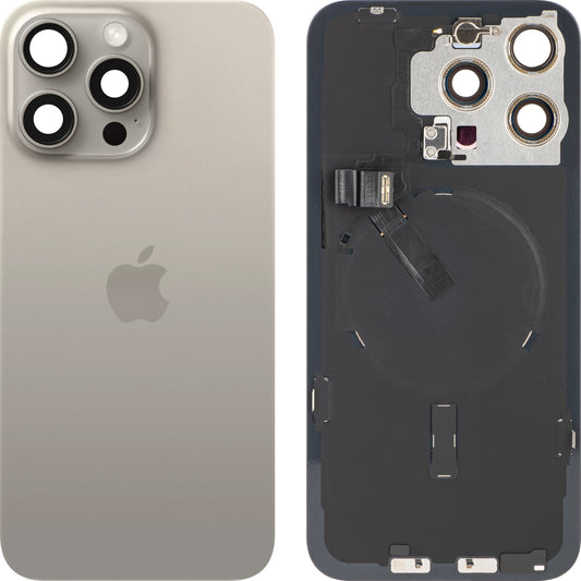 Pokrywa baterii Apple iPhone 15 Pro Max, beżowa (naturalny tytan), Swap