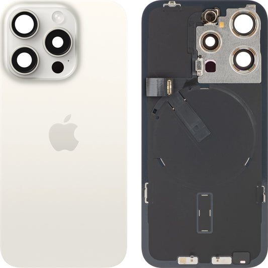 Pokrywa baterii Apple iPhone 15 Pro, biała (biały tytan), Swap