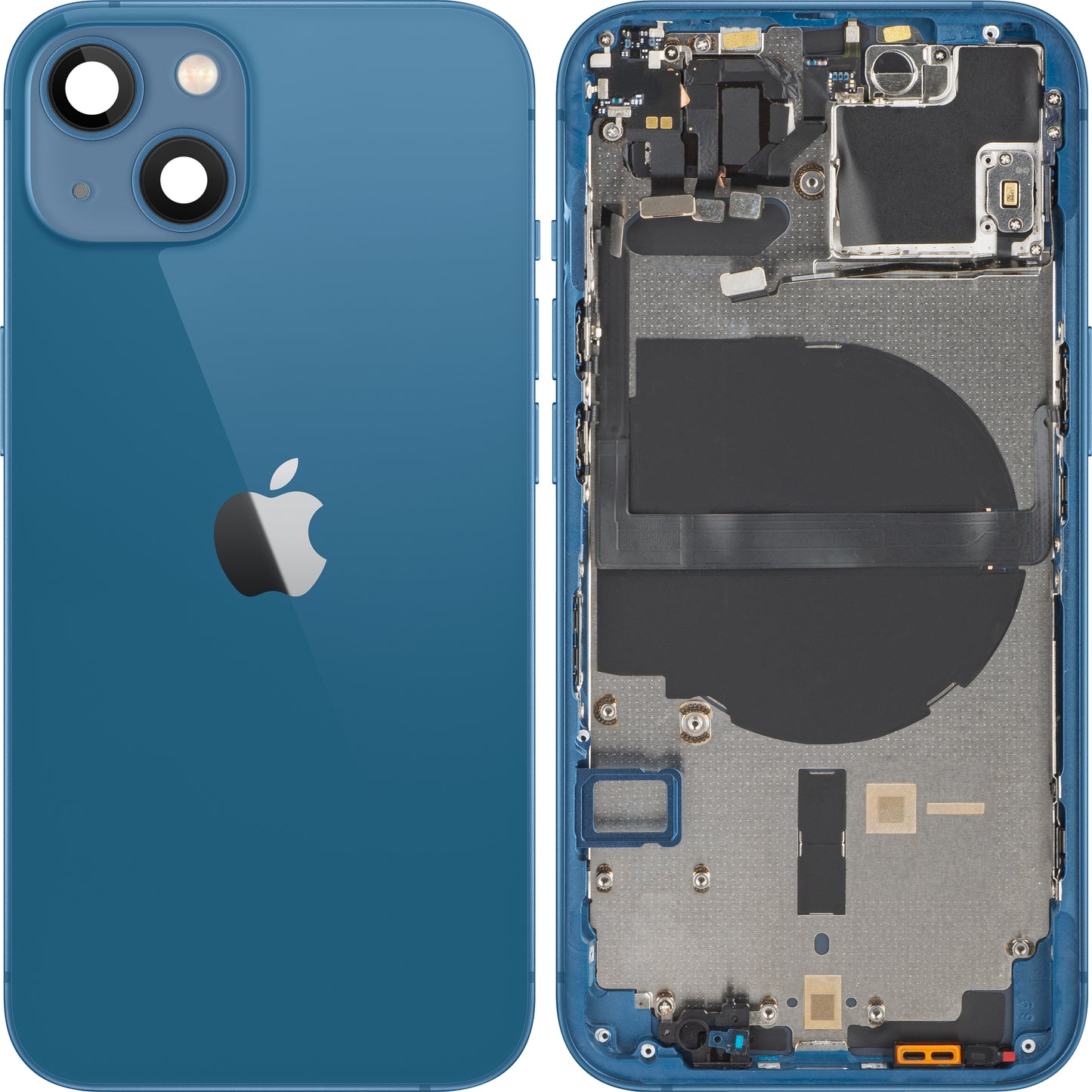 Pokrywa baterii Apple iPhone 13, z etui środkowym, niebieska, Swap