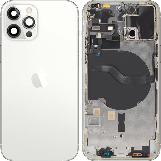 Pokrywa baterii Apple iPhone 12 Pro, z etui środkowym, srebrna, Swap