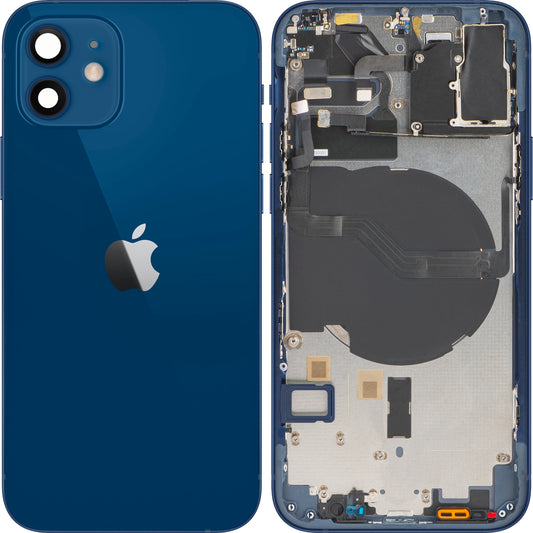 Pokrywa baterii Apple iPhone 12, z etui środkowym, niebieska, Swap