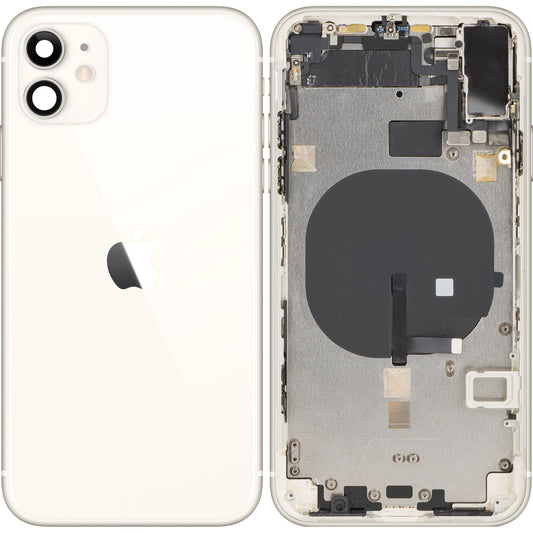 Pokrywa baterii Apple iPhone 11, z obudową środkową, biała, Swap