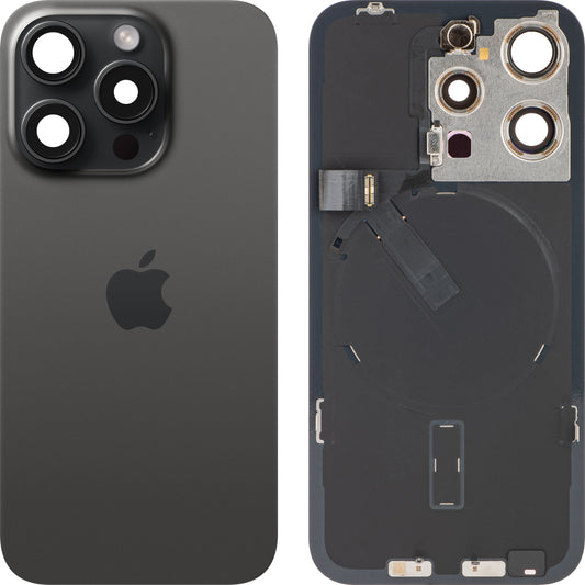 Pokrywa baterii Apple iPhone 15 Pro, czarna (czarny tytan), Swap