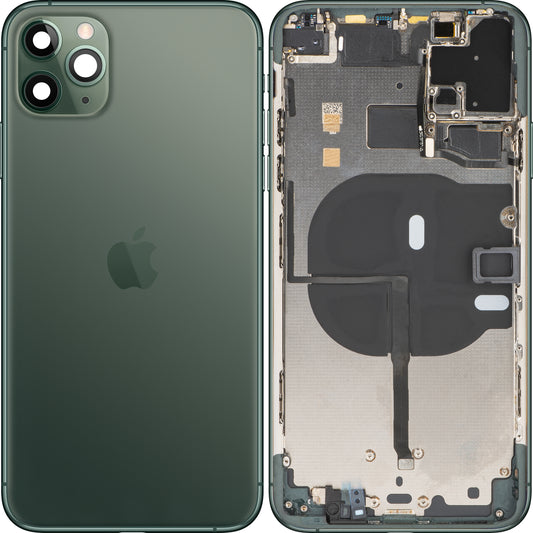 Pokrywa baterii do Apple iPhone 11 Pro Max, z etui połówkowym, zieleń północy, Swap