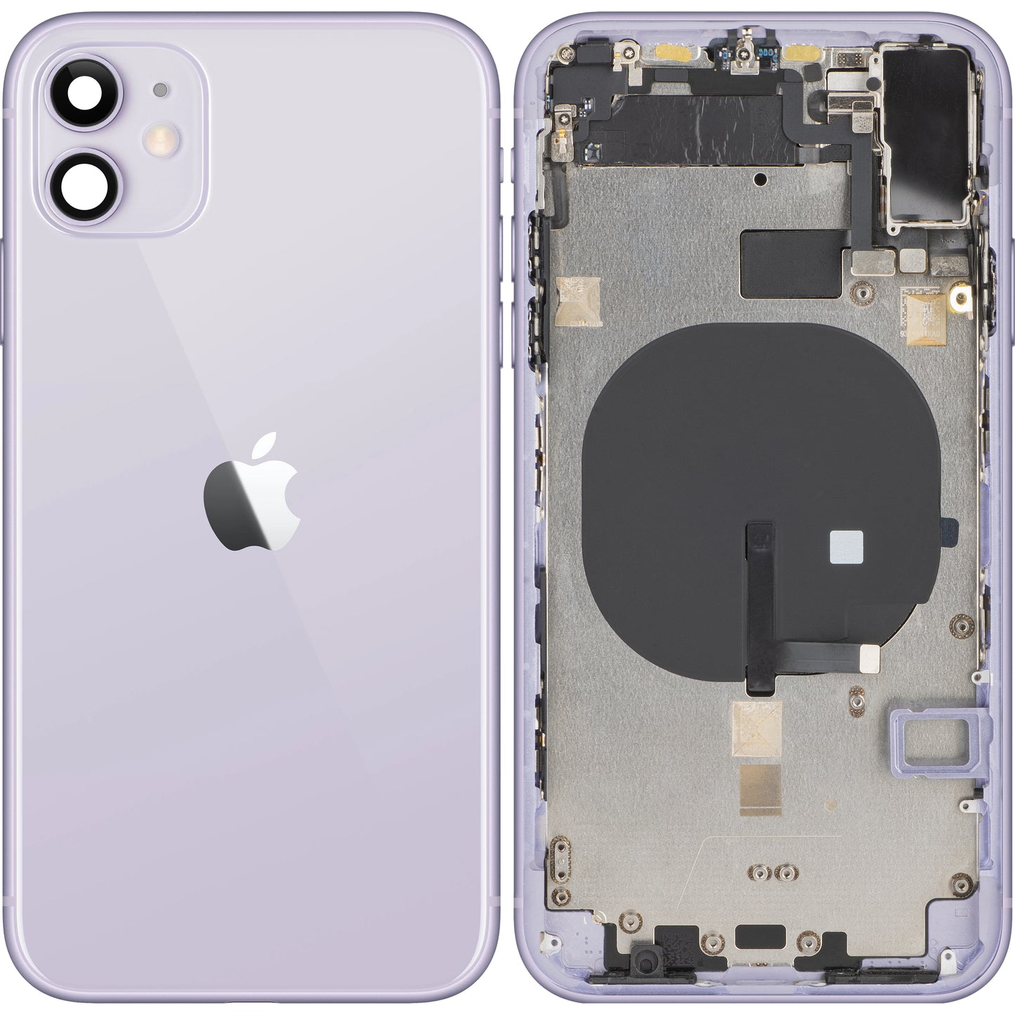 Apple iPhone 11 Battery Cover, With Case, Purple, Swap