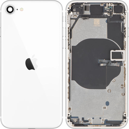 Pokrywa baterii Apple iPhone SE (2022), z etui środkowym, biała (Starlight), Swap