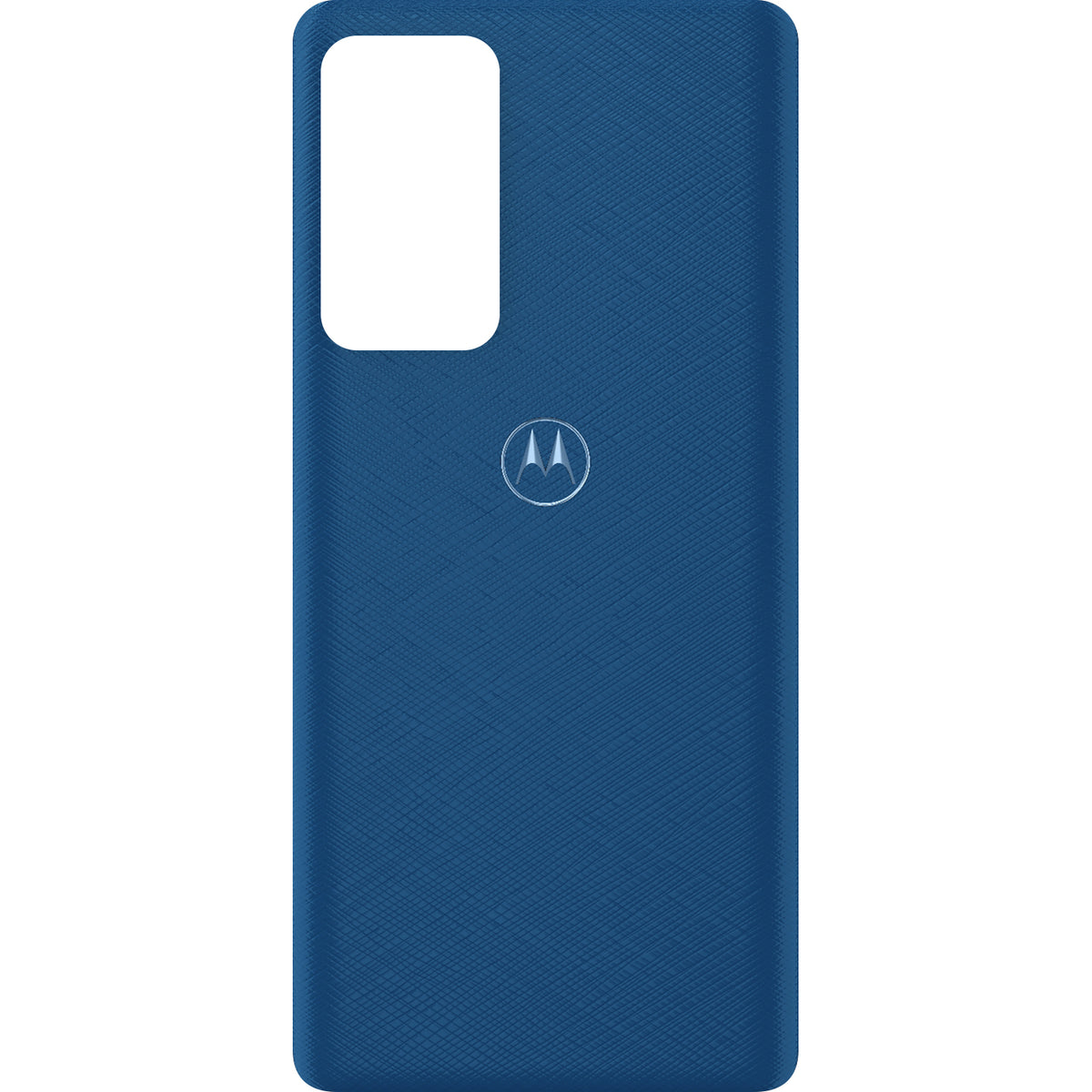 Pokrywa baterii Motorola Edge 20 Pro, Niebieska (Blue Vegan Leather), Service Pack 5S58C19373