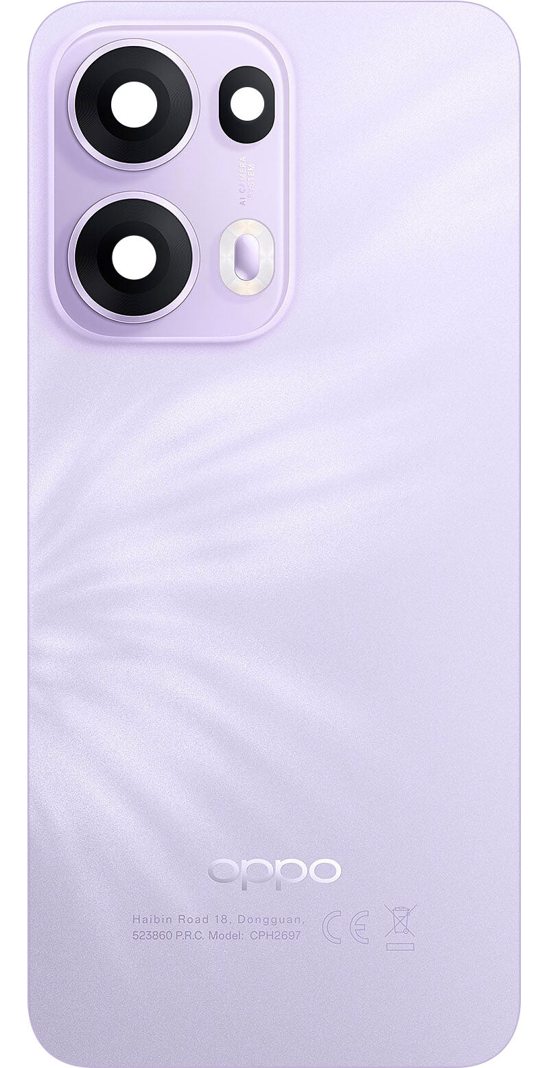 Pokrywa baterii Oppo Reno13 Pro, Fioletowy (Plume Purple), Service Pack 621033000470