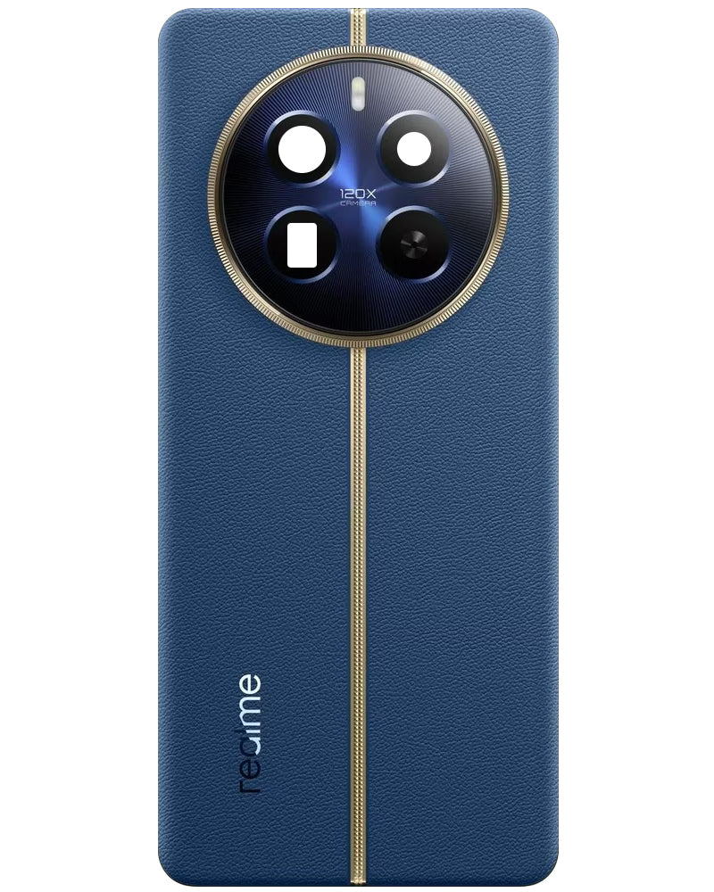Realme 12 Pro+ Battery Cover, Blue (Submarine Blue), Service Pack 621033000189