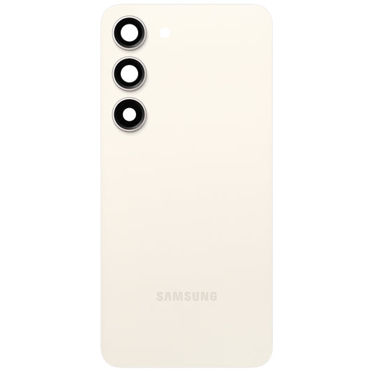 Pokrywa baterii Samsung Galaxy S23 S911, Kremowy, Zestaw serwisowy GH82-30393B