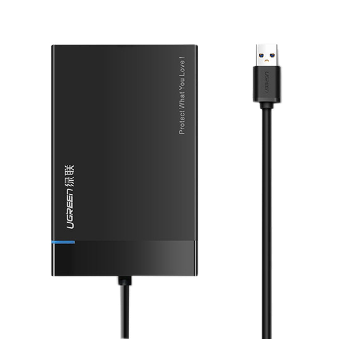 Rack UGREEN US221 dla HDD / SSD SATA 2.5 cala, USB 3.0, Czarny