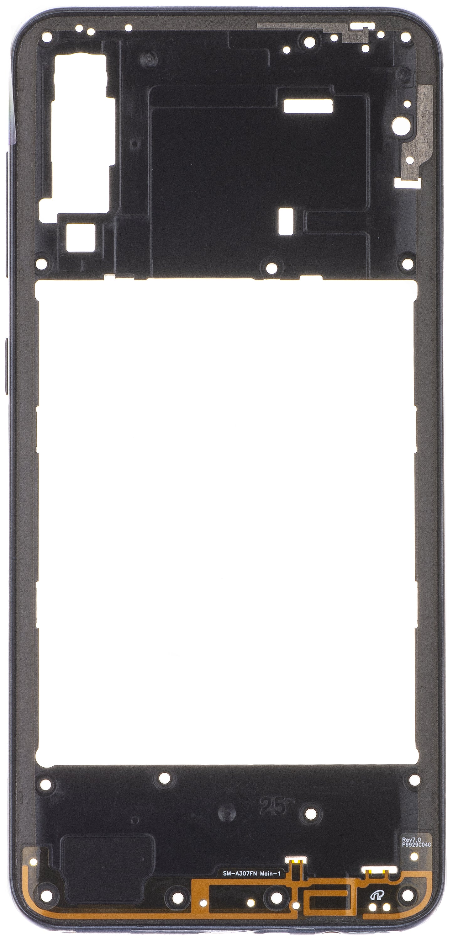 Middle Case Samsung Galaxy A30s A307, Black