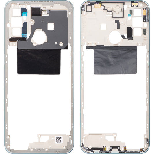 Obudowa środkowa Oppo A52, biała