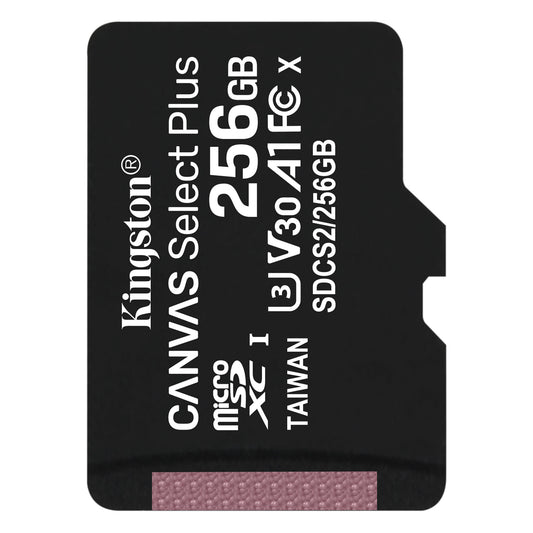 Karta pamięci microSDXC Kingston Canvas Select Plus Android A1, 256 GB, klasa 10 / UHS-1 U1 SDCS2/256GBSP