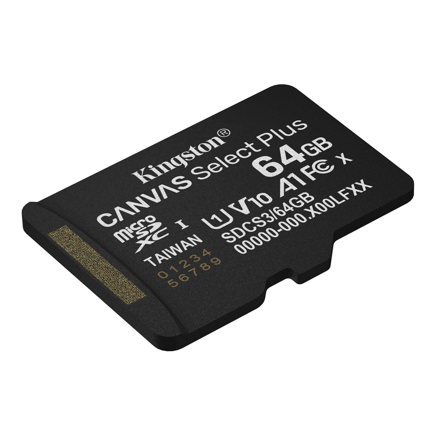 Karta pamięci microSDXC Kingston Canvas Select Plus Android A1, 64Gb, Klasa 10 / UHS-1 U1 SDCS3/64GBSP