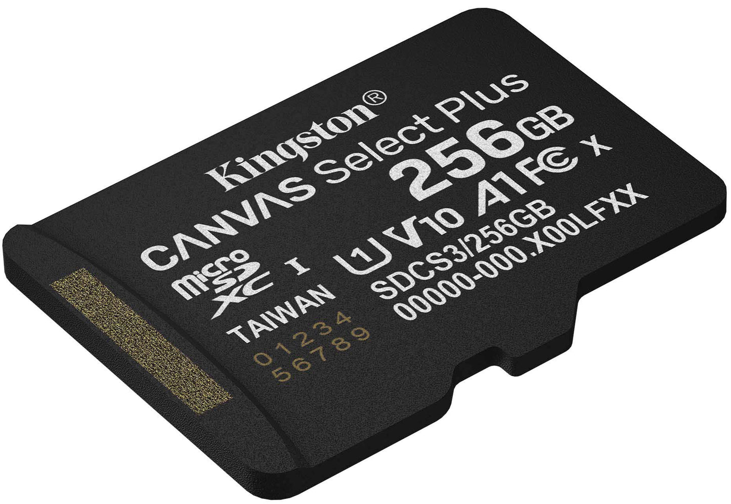 Karta pamięci microSDXC Kingston Canvas Select Plus Android A1, 256Gb, Klasa 10 / UHS-1 U1 SDCS3/256GBSP