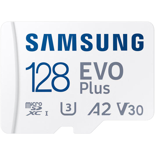 Karta pamięci microSDXC Samsung Evo Plus, 128 Gb, Class 10 / UHS-1 U3, z adapterem MB-MC128SA/EU MB-MC128SA/EU