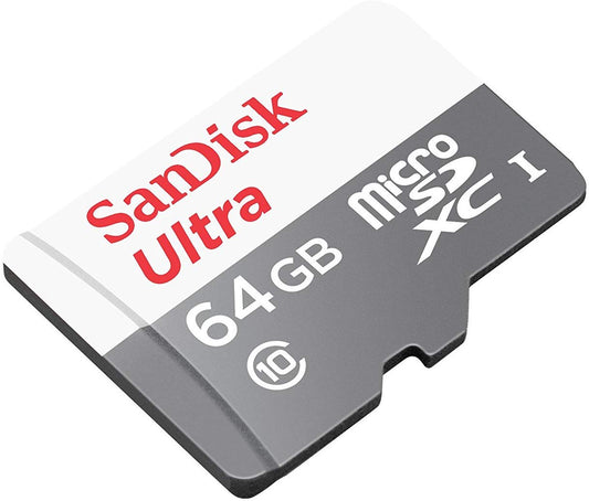 Karta pamięci microSDXC SanDisk Ultra, 64Gb, Klasa 10 SDSQUNR-064G-GN3MN