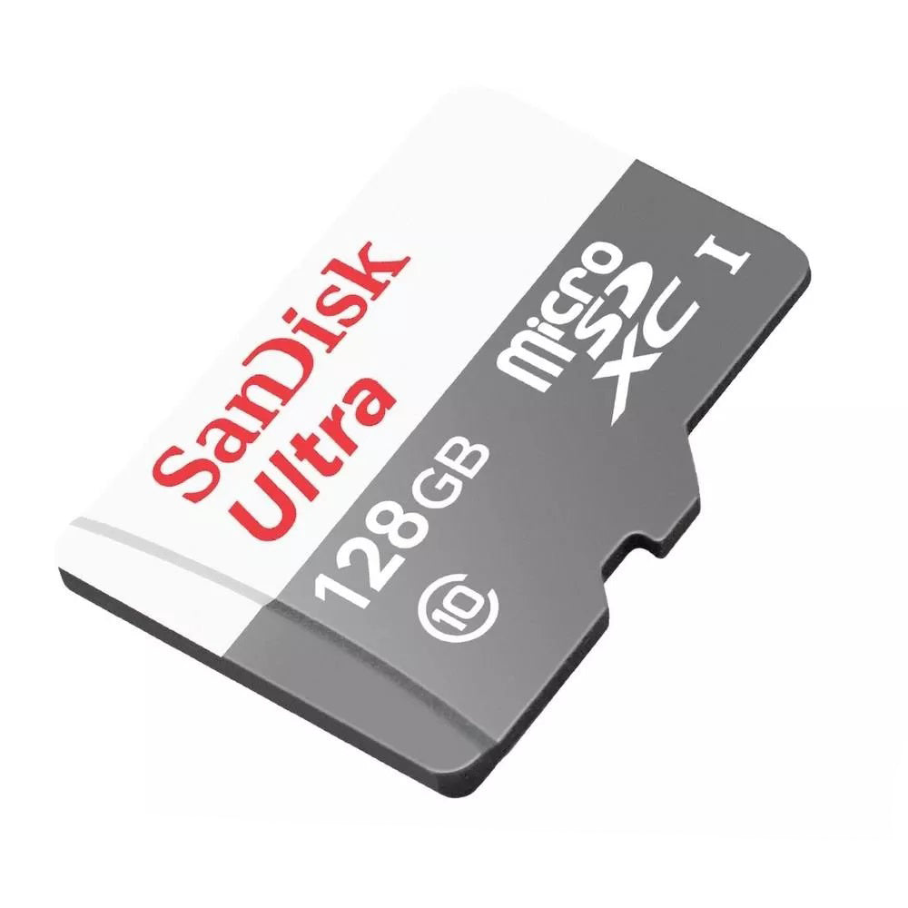 Karta pamięci microSDXC SanDisk Ultra, 128Gb, Klasa 10 SDSQUNR-128G-GN6MN
