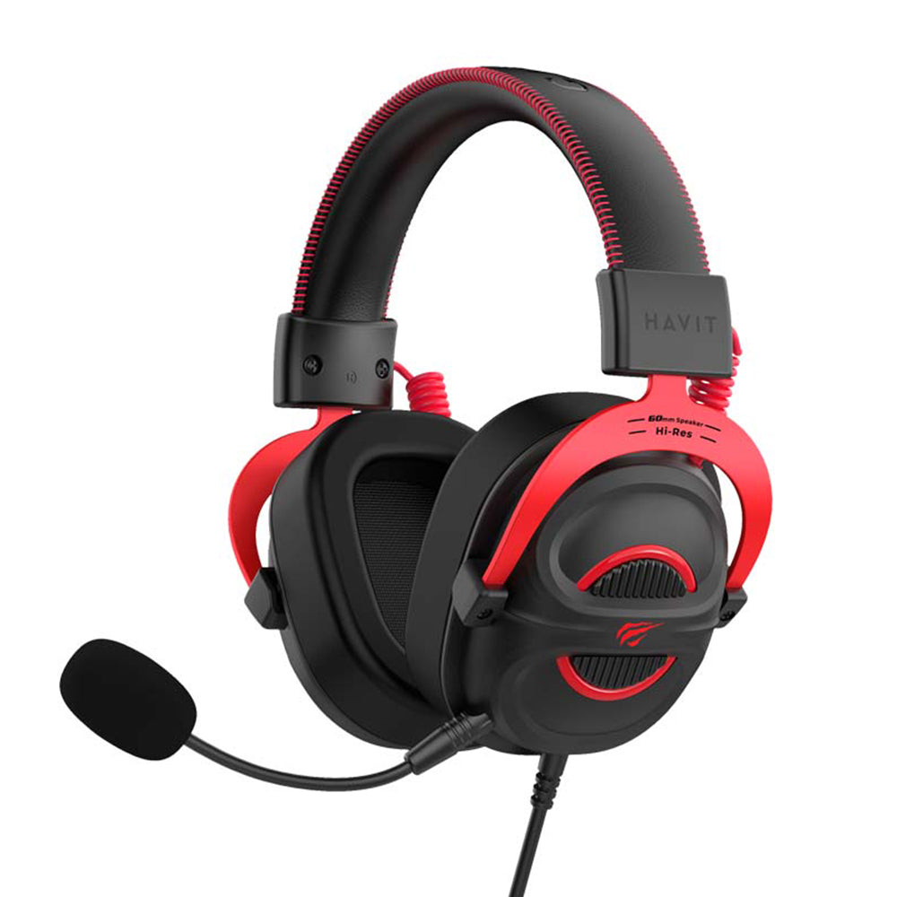 HAVIT H2002E Pro 3.5mm Gaming Headphones, 2m, Black