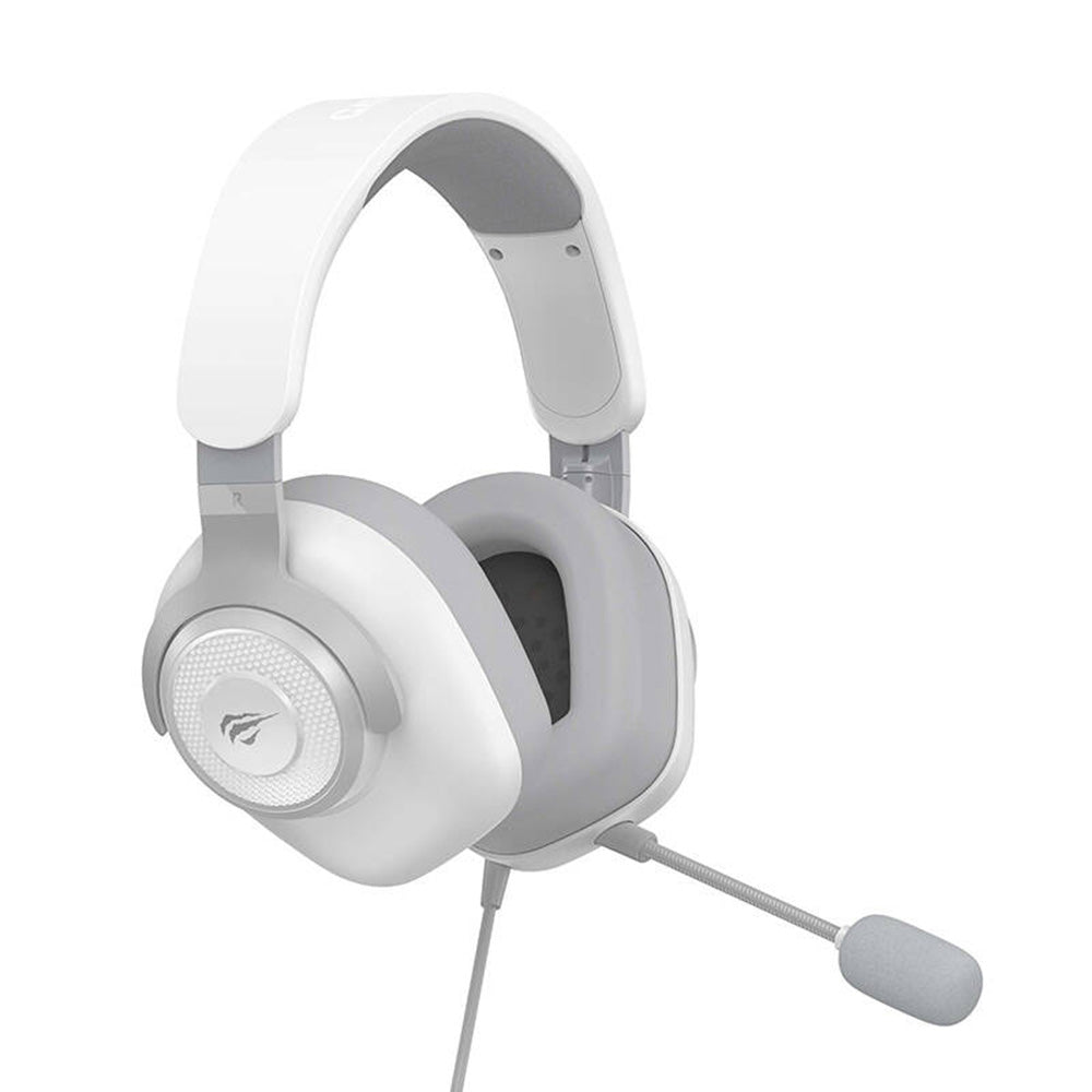 Słuchawki Gamingowe 3.5mm HAVIT H2230d, 1.8m, Białe