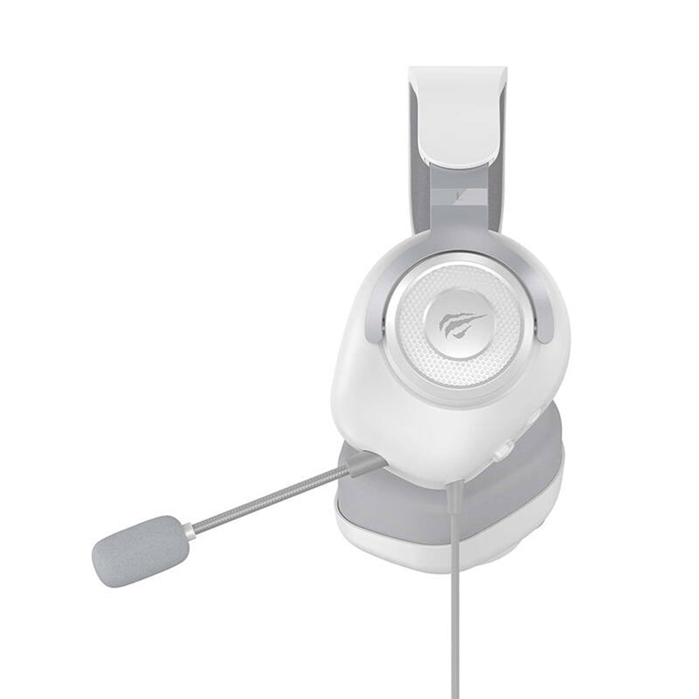 Słuchawki Gamingowe 3.5mm HAVIT H2230d, 1.8m, Białe