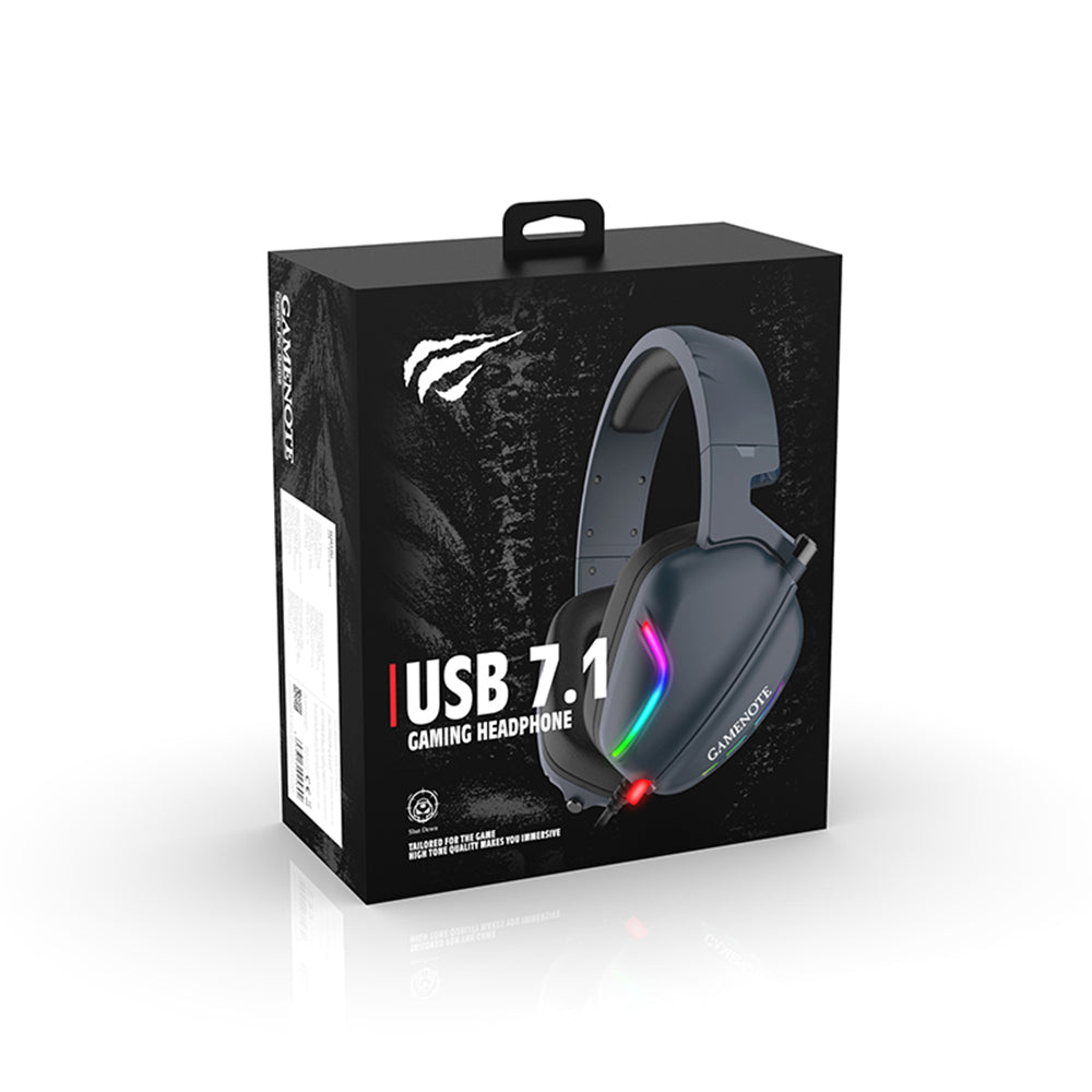 Słuchawki Gamingowe USB HAVIT H2038U, 2m, Czarne