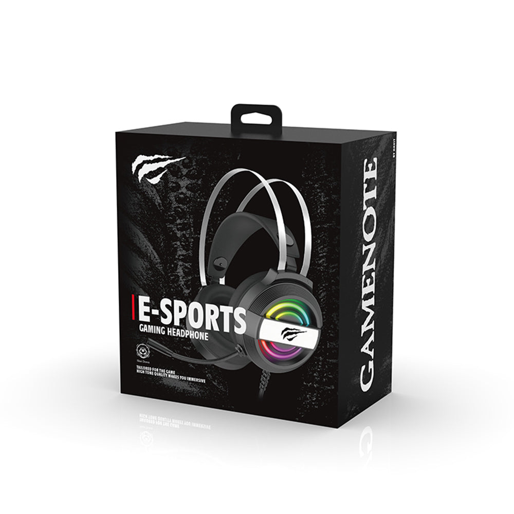Słuchawki Gaming USB HAVIT H2230U, 1.8m, Białe
