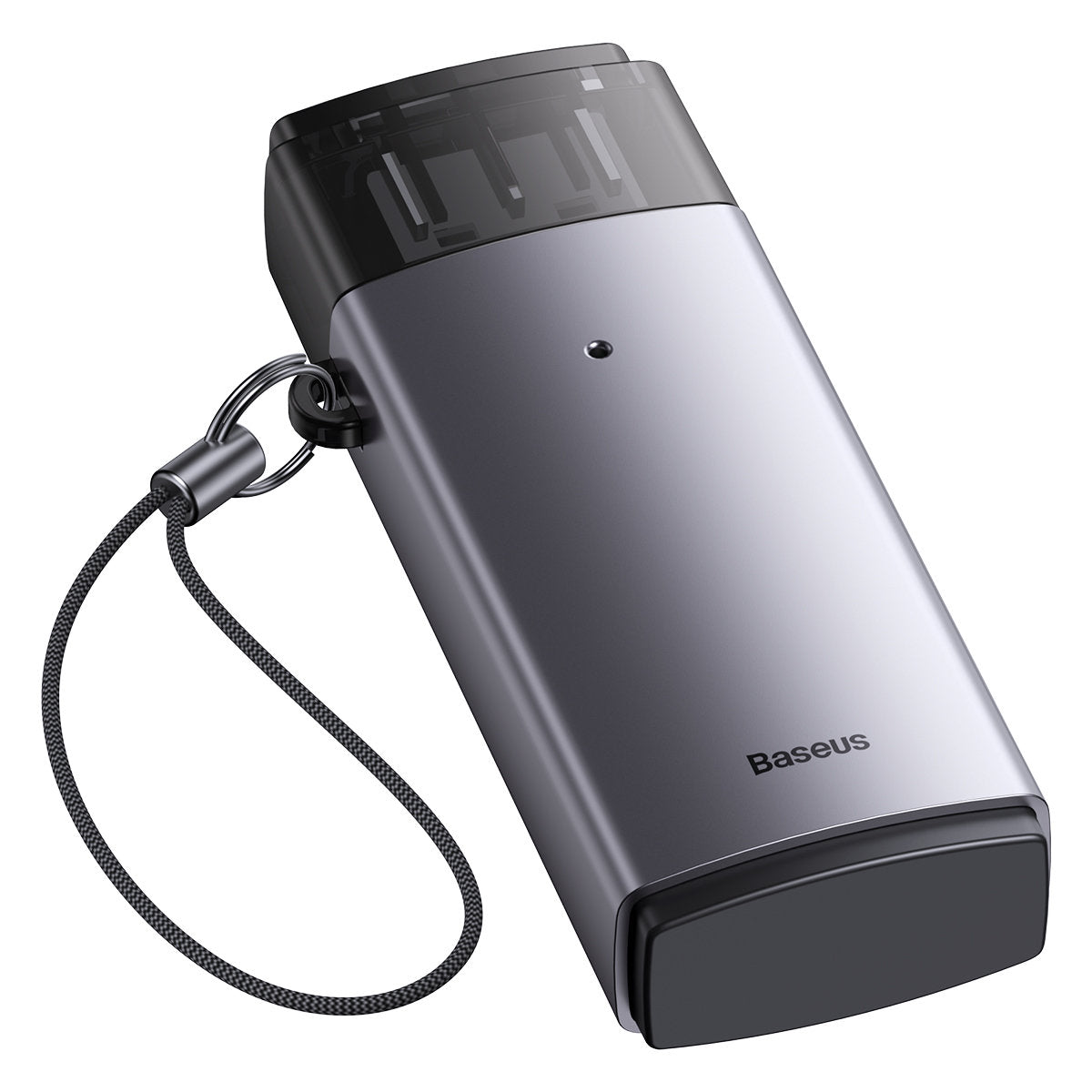 Baseus BS-OH069 Czytnik kart USB, SD - microSD, szary WKQX060013