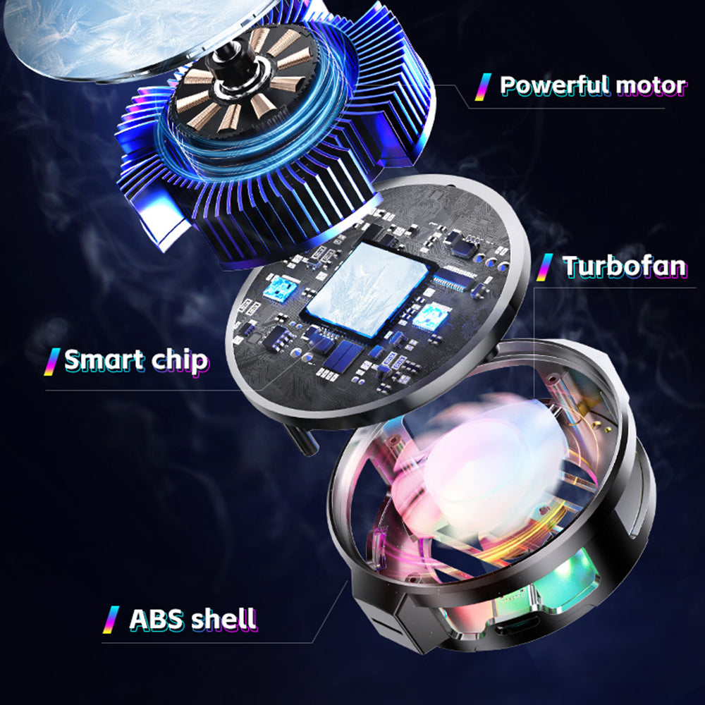 Chłodzenie do telefonu gamingowego Techsuit P66, czarne