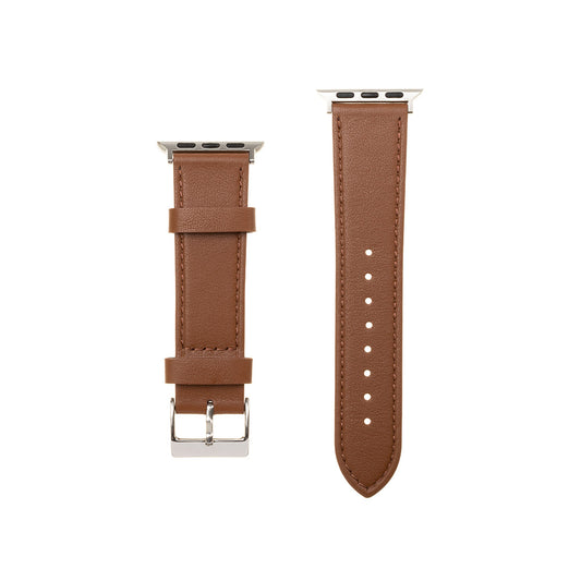 Pasek Fixed Leather do Apple Watch 49mm / 46mm / 45mm / 44mm / 42mm Series, Brązowy