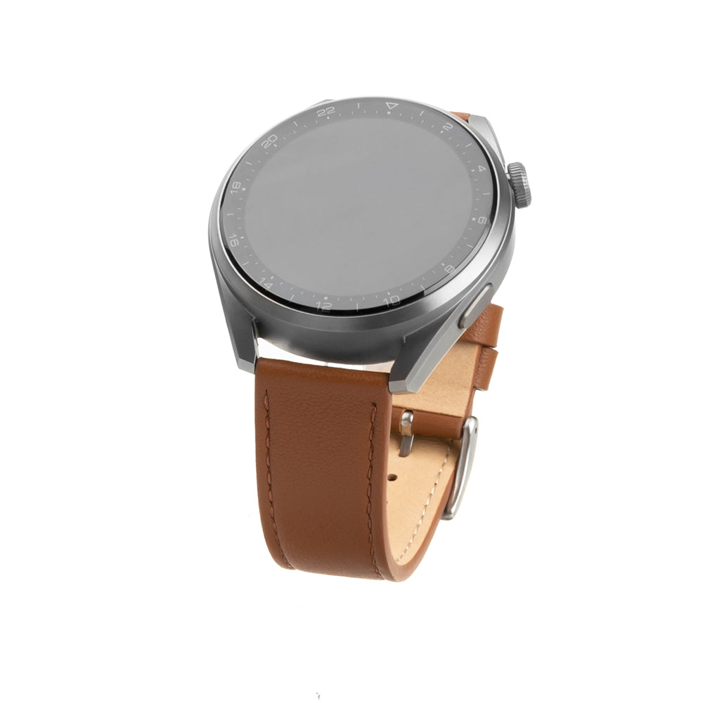 Pasek Fixed Leather do Samsung Galaxy Watch / Huawei Watch Series, 20mm, Brązowy