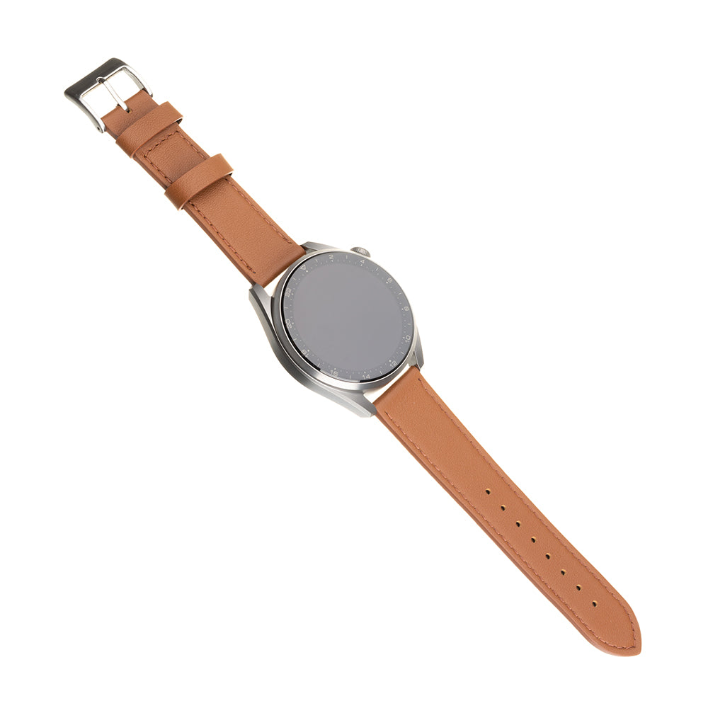 Pasek Fixed Leather do Samsung Galaxy Watch / Huawei Watch Series, 20mm, Brązowy