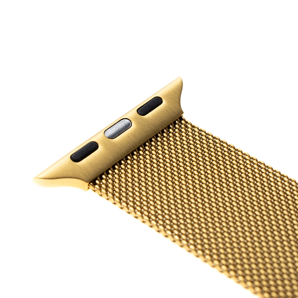 Pasek Fixed Mesh do Apple Watch 42mm / 41mm / 40mm / 38mm Series, Złoty