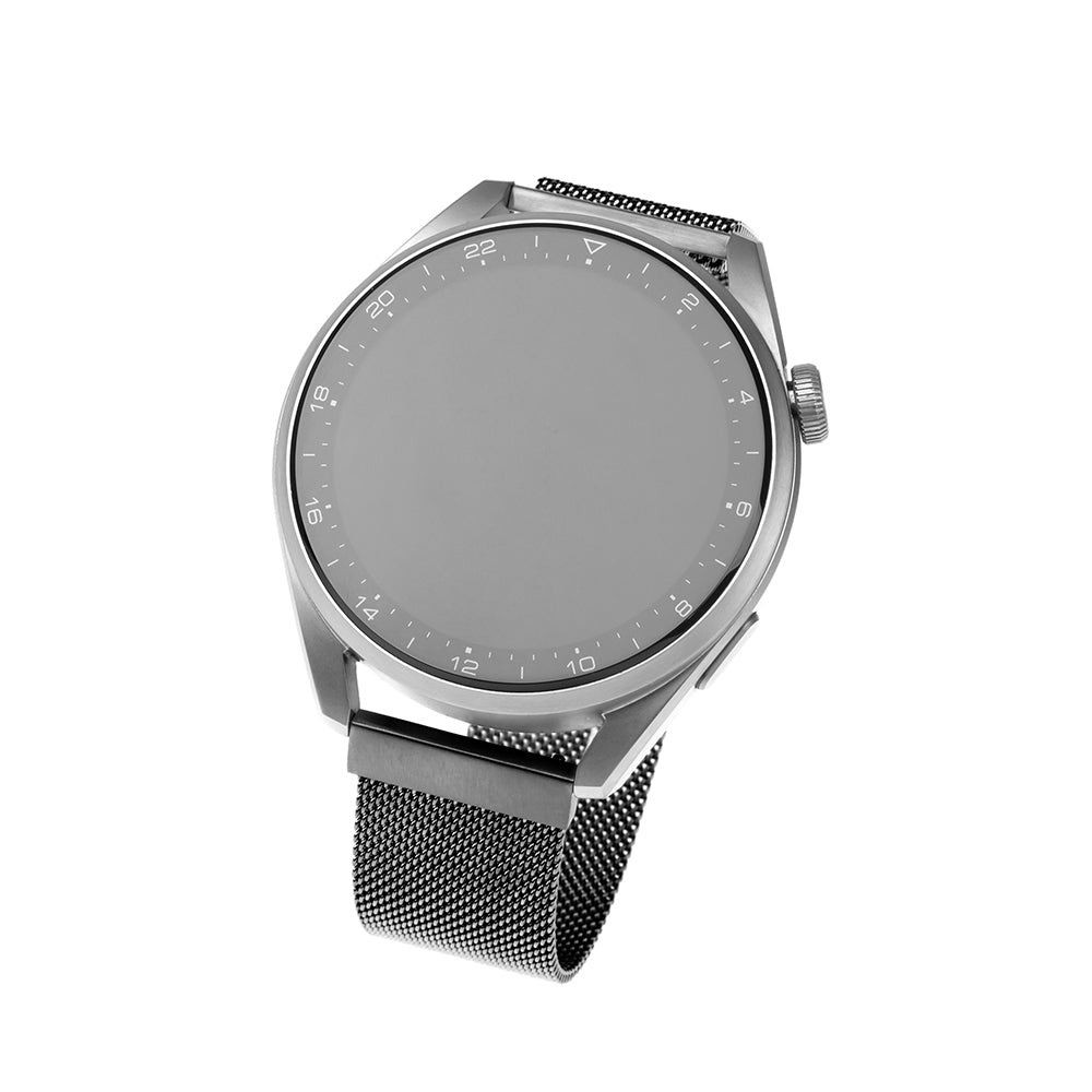 Pasek Fixed Mesh do Huawei Watch / Garmin Watch Series, 18mm, Czarny