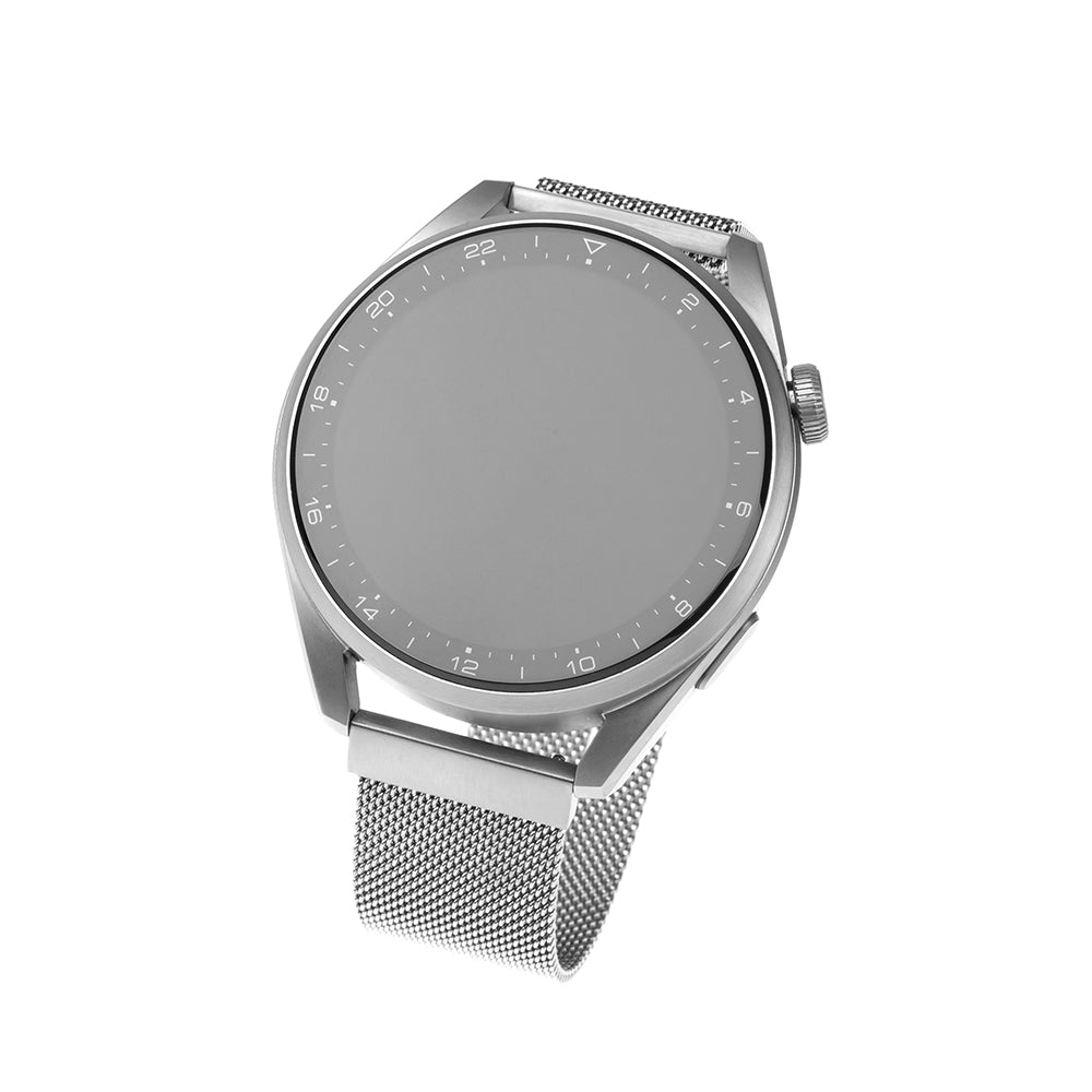 Pasek Fixed Mesh do Samsung Galaxy Watch / Huawei Watch Series, 20mm, Srebrny