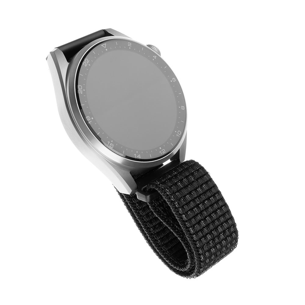 Pasek Fixed Nylon dla Huawei Watch / Xiaomi Watch Series, 22mm, Matowy Czarny