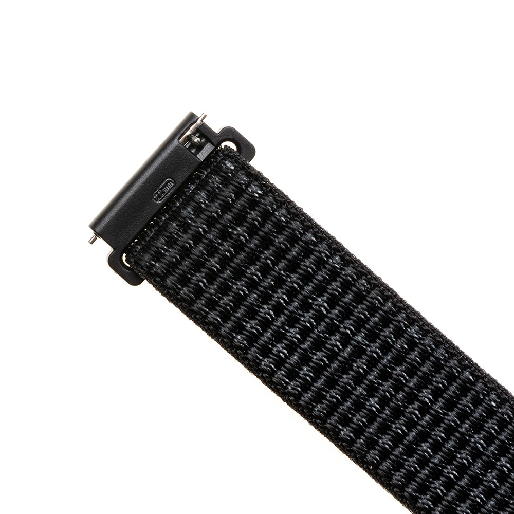 Pasek Fixed Nylon dla Huawei Watch / Xiaomi Watch Series, 22mm, Matowy Czarny