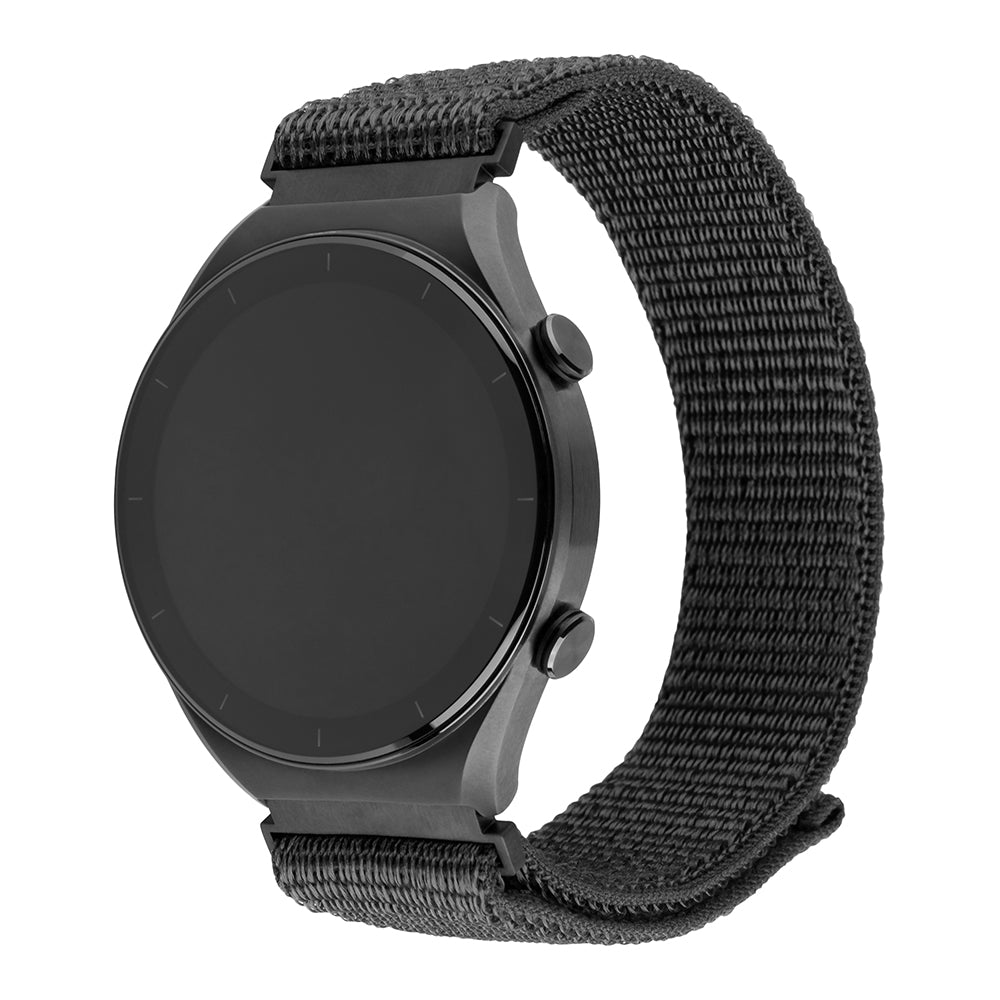 Pasek Fixed Nylon Sporty dla Huawei Watch / Xiaomi Watch Series, 22mm, Ciemnoszary
